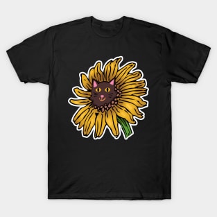 Cat as a Sunflower T-Shirt